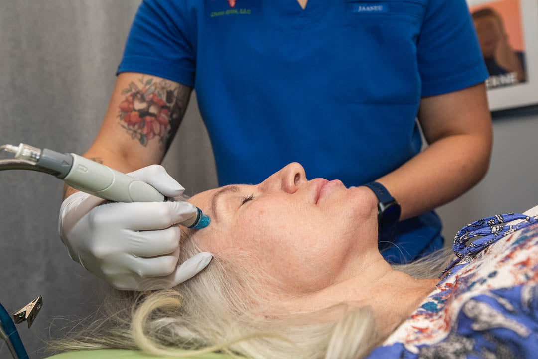 HydraFacial patient at Chinn GYN